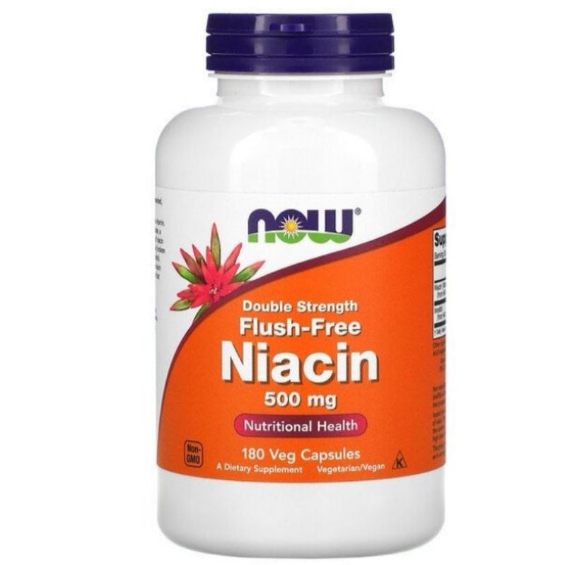 LowCostPh | Now, Nature's Way, Solaray  Niacin, 500mg | 100mg | Flush-Free, Double Strength,
