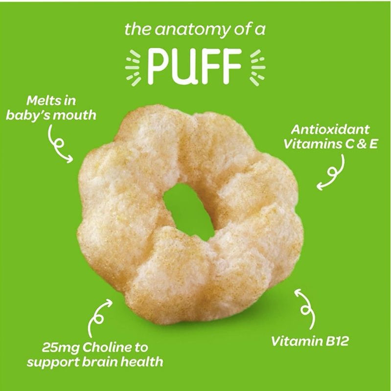 Low Cost PH | Happy Baby Puffs Organic Gluten Free Nutrient Rich Snacks Vitamins C & E Choline