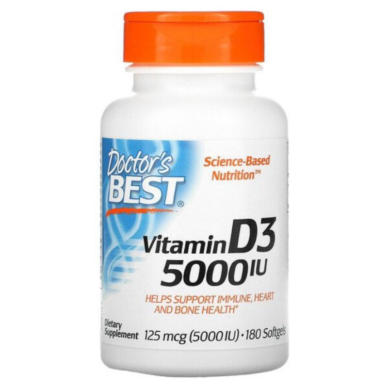 LowCostPh | Doctor's Best, Vitamin D3, 50 mcg, 25 mcg, 125mcg, Support Immune, Heart and Bone Health