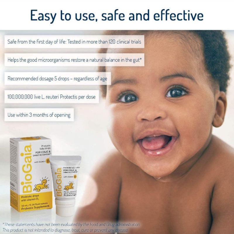 USA Onhand | BioGaia, ProTectis, Baby Drops , For Colic & Digestive Comfort with Vitamin D 10ml