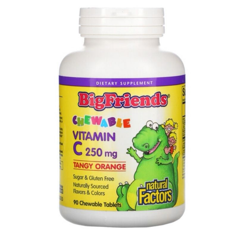 LowCostPH | Natural Factors, Big Friends, Vitamin D3, Multi-Vitamin & Minerals, Vitamin C, Magnesium