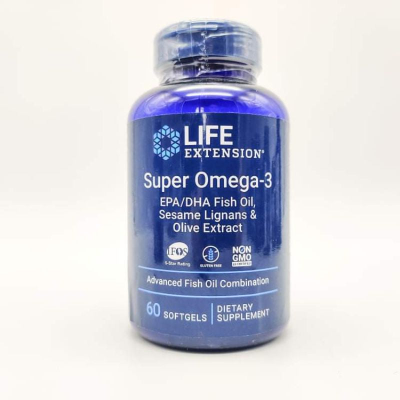 USA Onhand | Life Extension, Super Omega-3 EPA/DHA Fish Oil Sesame Lignans & Olive.