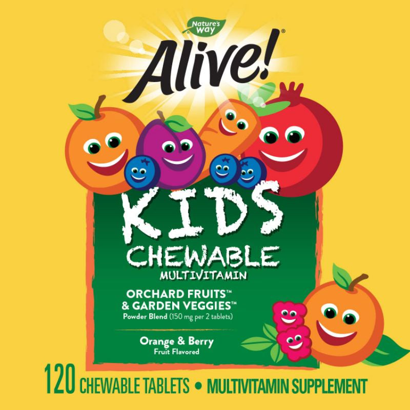 LowCostPH | Nature's Way, Alive! Kids Gummies, Multi-Vitamin for Children, Chewables