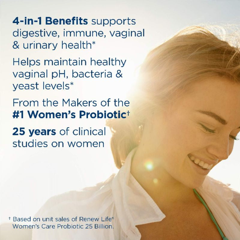 Low Cost PH | Renew Life, Women's Care Probiotic, 50 Billion CFU, 30Caps, Digestive & Immune Health