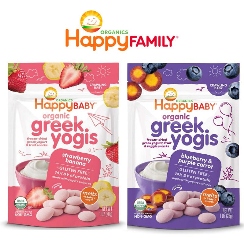 Low Cost PH | Happy Family Organics, Yogis, Greek Yogis, Mixed Berry, Strawberry, Mango, Blueberry