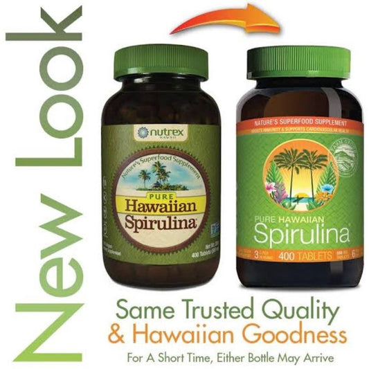 Low Cost PH | Nutrex Hawaii, Pure Hawaiian Spirulina 500 mg, Vegan, Supports Immune System, Heart.