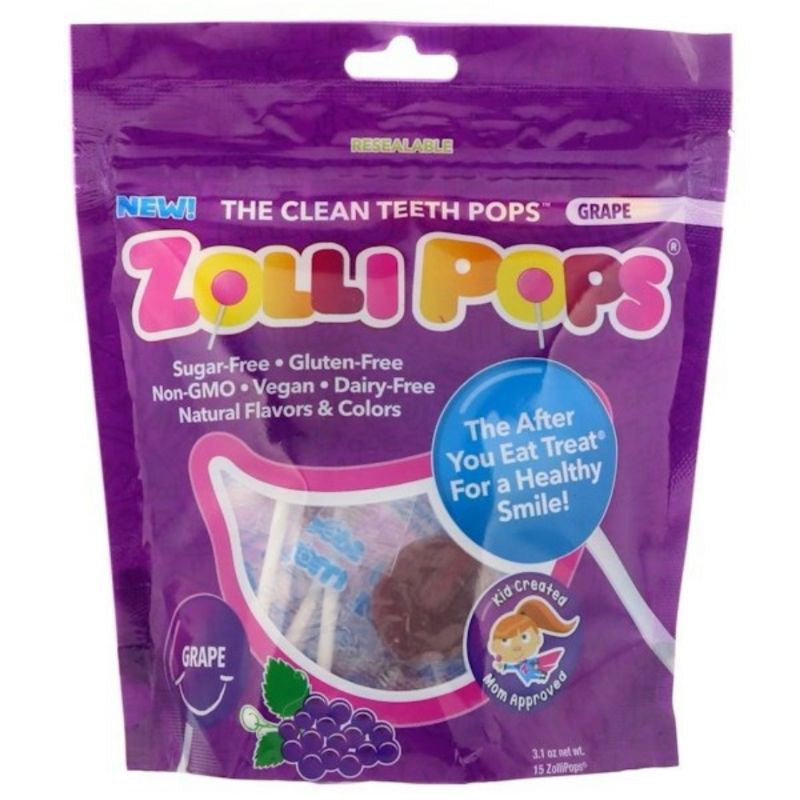 Low Cost PH | Zollipops The Clean Teeth Pops Strawberry, Orange, Raspberry, Cherry, Grape, Pineapple