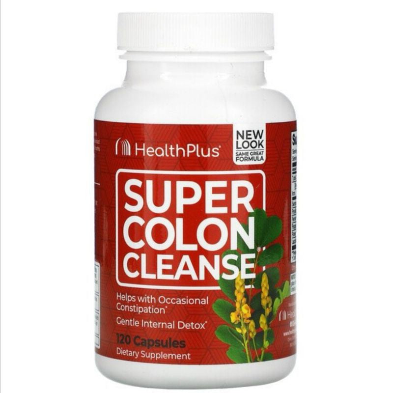 LowCostPH| Health Plus Super Colon Cleanse 10 Day Gentle Gut Cleanse Detox, Psyllium Husk, Probiotic
