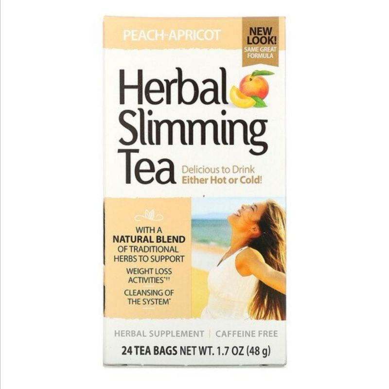 LowCostPH | 21st Century Herbal Slimming Tea Honey Lemon Caffeine Free, 24 Tea Bags, 1.7 oz (48 g)