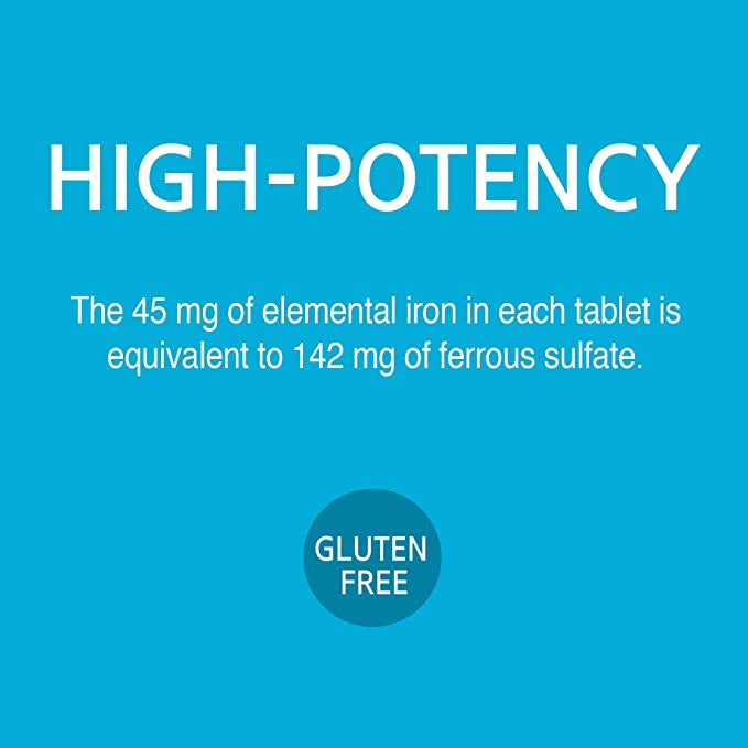 USA Onhand | 21st Century, Iron 65 mg, Iron 27 mg, Slow Release Iron Dietary Supplements.