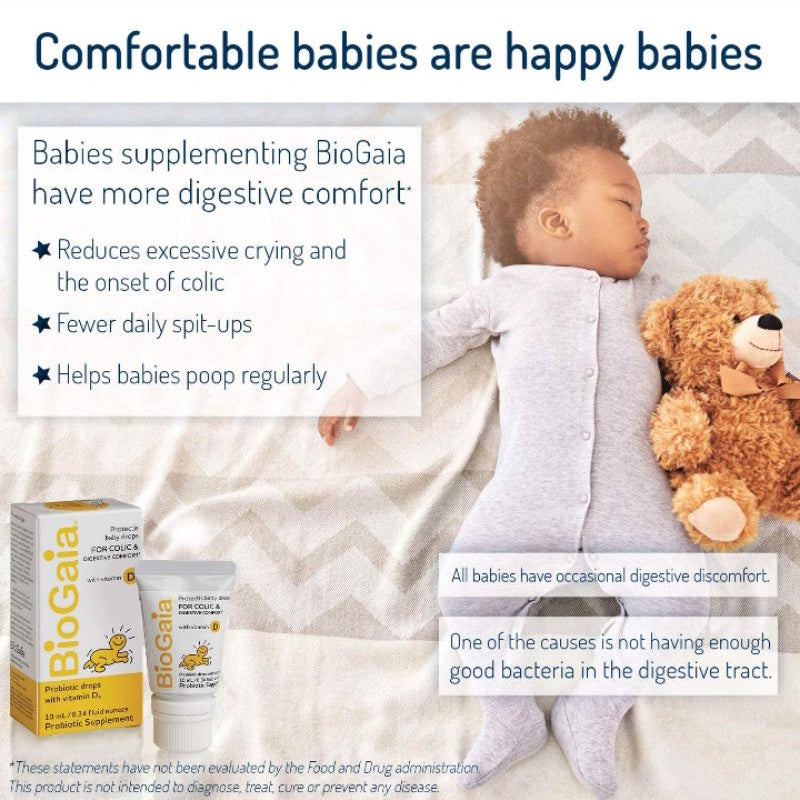 USA Onhand | BioGaia, ProTectis, Baby Drops , For Colic & Digestive Comfort with Vitamin D 10ml
