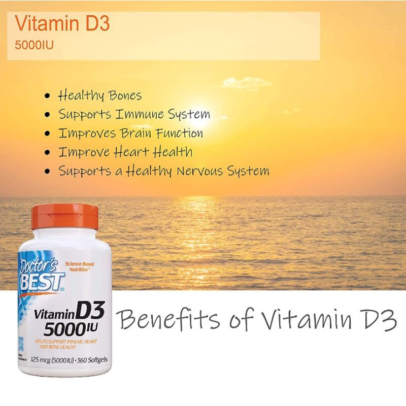 LowCostPH | Doctor's Best, Vitamin D3 ( Bone, Joint & Cartilage )