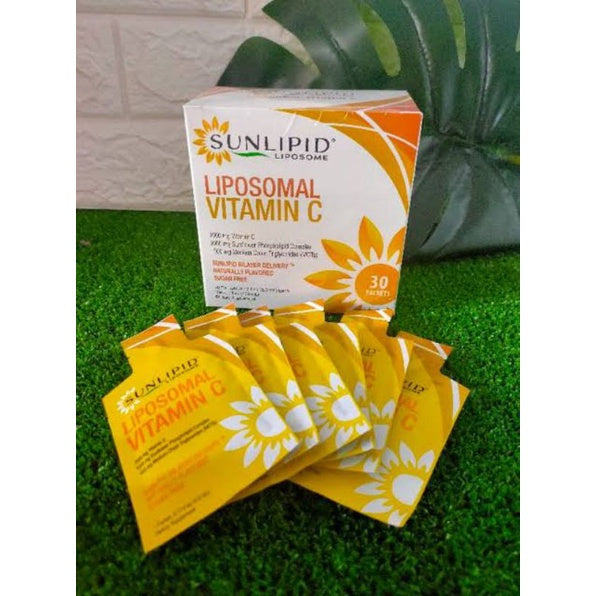 LowCostPH | Sunlipid, Liposomal Vitamin C with MCT Oil, 30 Packets, 0.17 fl oz (5 ml) Each