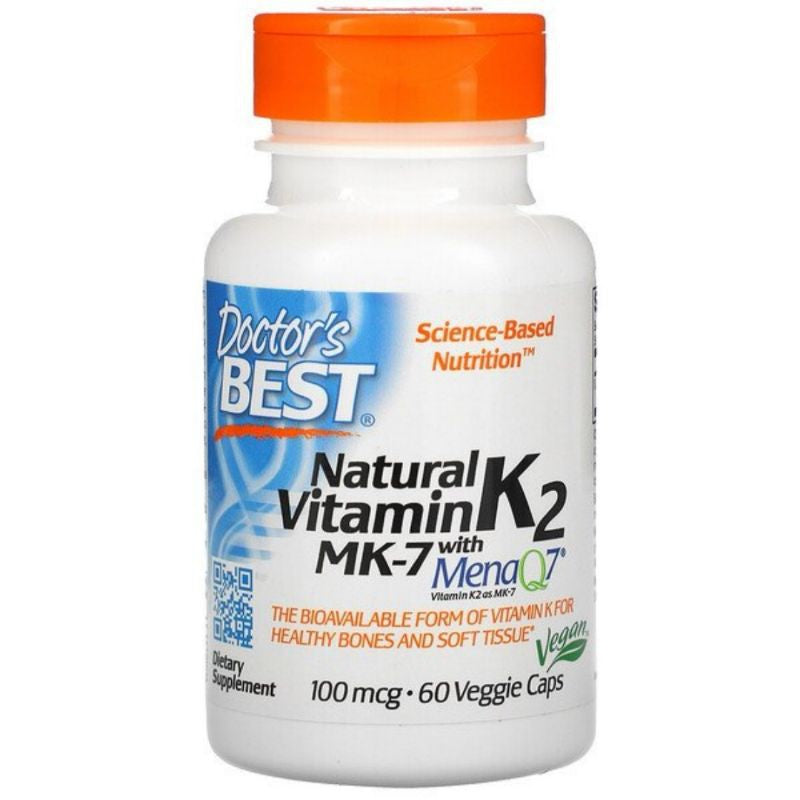 LowCostPH | Doctors Best, Now Foods,  MK-7 Vitamin K-2, 100 mcg, Extra Strength Bone Health MK7 K2