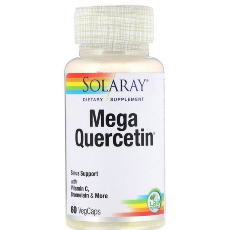 LowCostPH | Solaray, Quercetin, 500 mg, Mega Quercetin, 600 mg, VegCaps, Natural Factors, Quercetin,