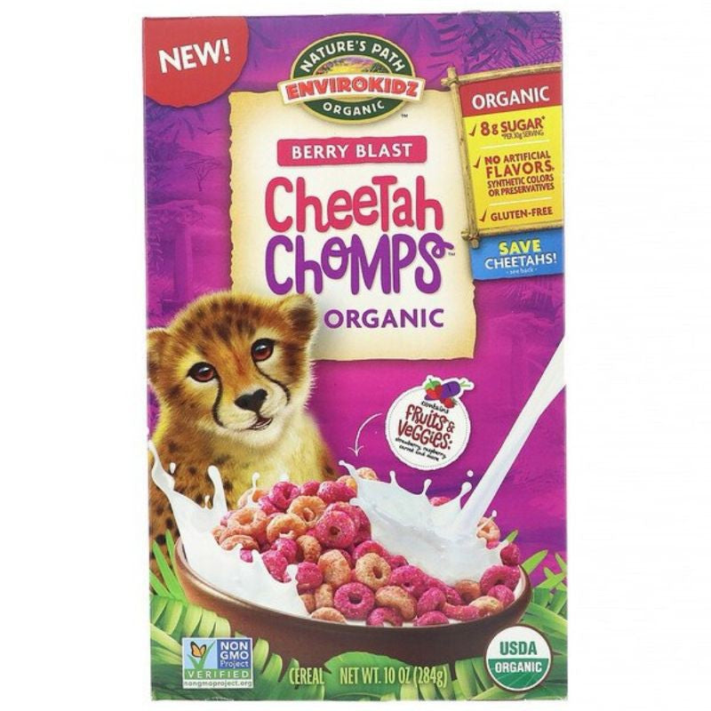 Low Cost PH | Nature's Path Cereal, EnviroKidz, Organic Peanut Butter Puffs, Chocolate, Berry.