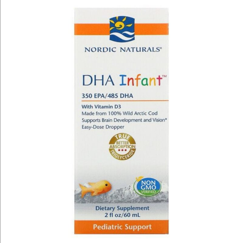 LowCostPh | Nordic Naturals, DHA Infant w/ Vitamin D3 | Baby's Vitamin D3, Liquid, 10 mcg | Baby DHA