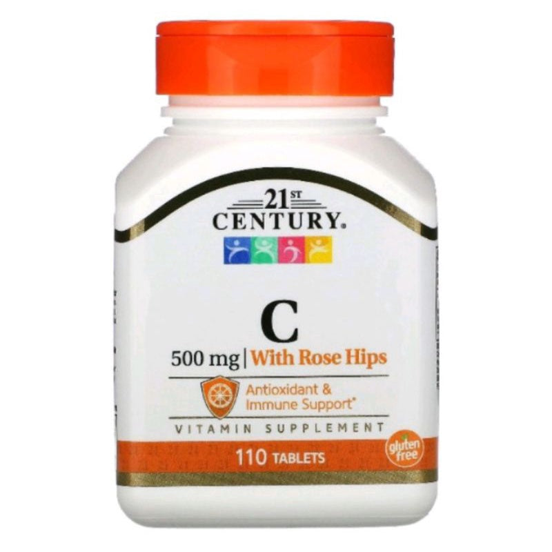 LowCostPH | 21st Century, Vitamin C, Ascorbic Acid, Antioxidant and Immune Support, 250 mg/ 500mg.