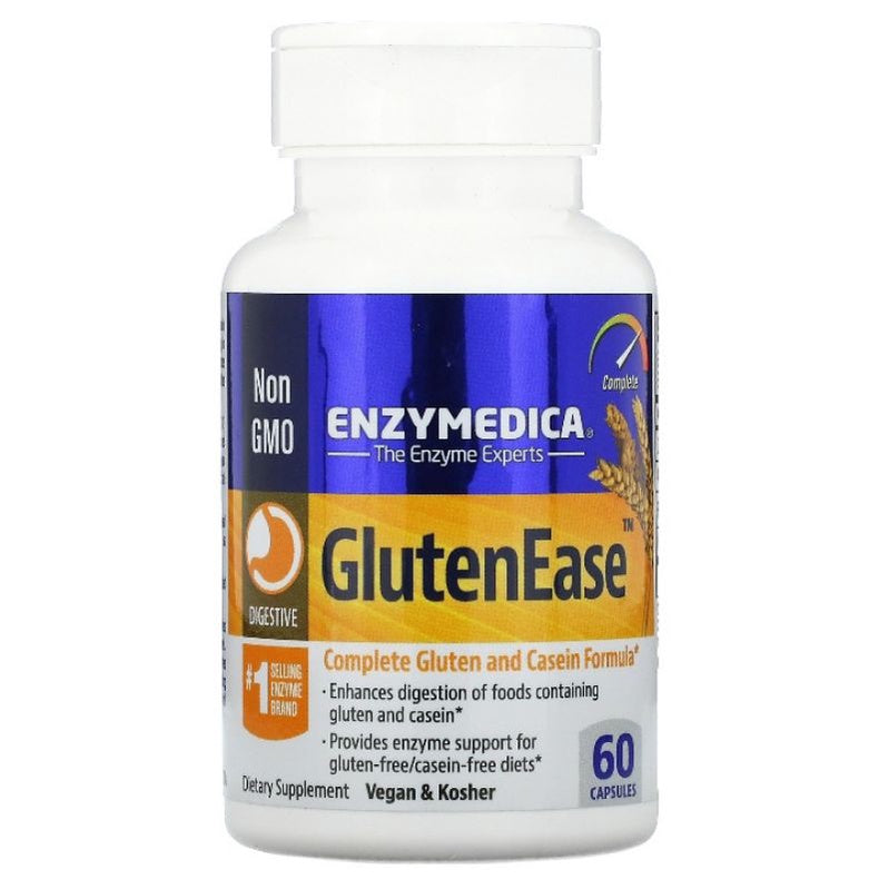 LowCostPh | NOW Foods, Gluten Digest, 60 Veg Capsules | Enzymedica, GlutenEase, 60 Capsules