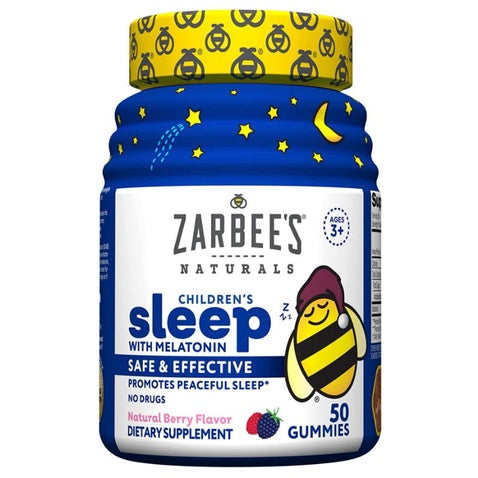 Low Cost PH | Zarbee's Children's Sleep with Melatonin For Children 3 Years +, 50 Chewables, Gummies