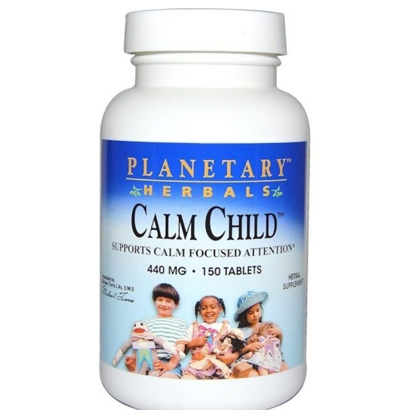 Low Cost PH | Planetary Herbals, Calm Child, 440 mg, 150 Tablets/ Herbal Syrup, 4 fl oz (118.28 mL)