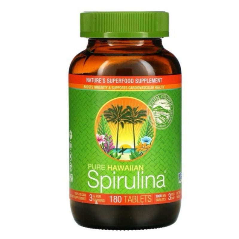 Low Cost PH | Nutrex Hawaii, Pure Hawaiian Spirulina 500 mg, Vegan, Supports Immune System, Heart.