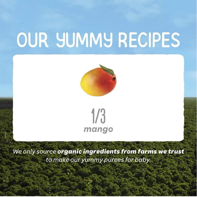 Low Cost PH | Happy Family Organics, Happy Baby, Organic Baby Food, Stage 1, Mangos & Prunes 99g