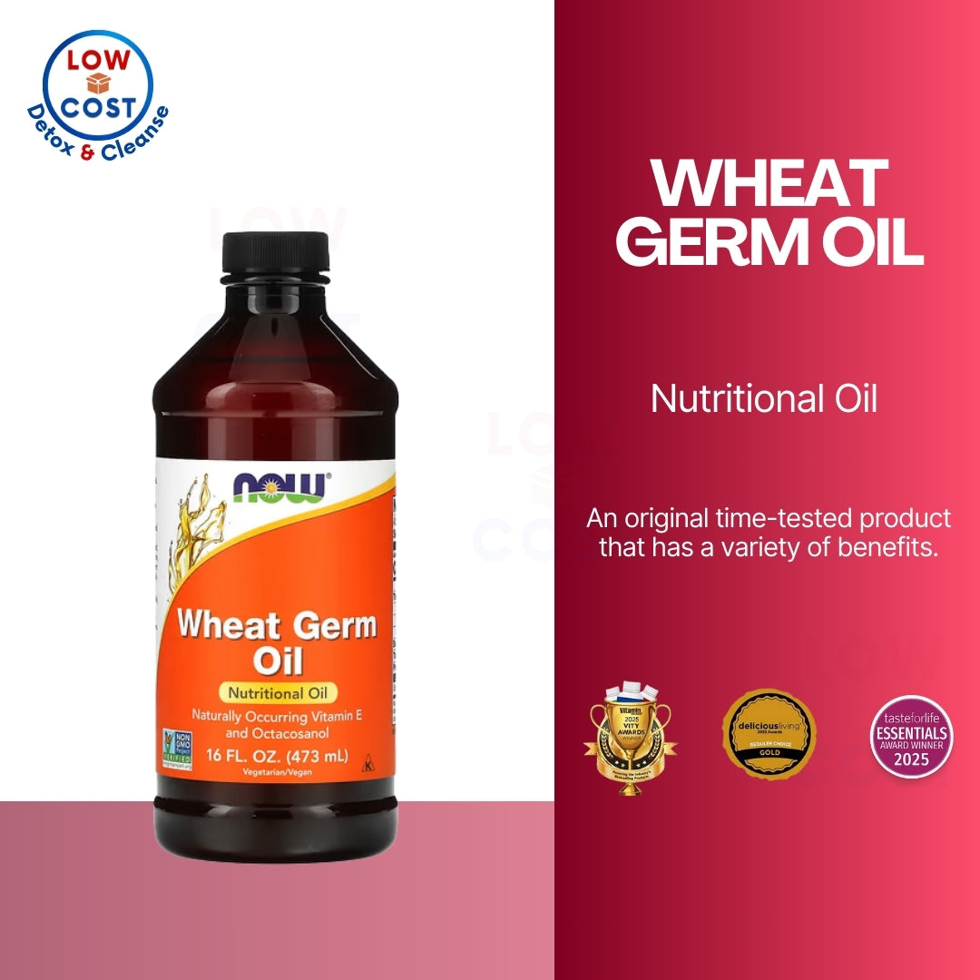 LowCostPH | Now, Wheat Germ Oil Wheat Germ Oil 1,130 mg 100 Softgels Essential Fatty Acid