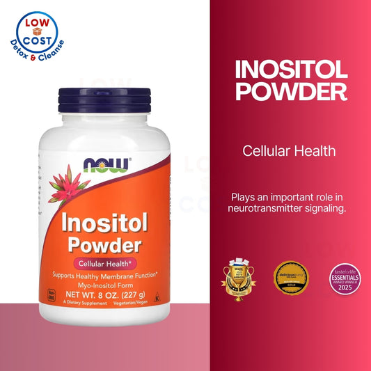 LowCostPh | NOW Foods, Inositol Powder & Capsules | Choline & Inositol, 100 VegCaps