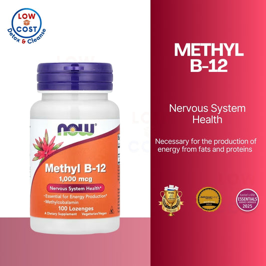 LowCostPh | Now, Methyl B-12, 1,000 mcg, 100 Loz B-12, 5,000 mcg, Extra Strength, 10,000 mcg