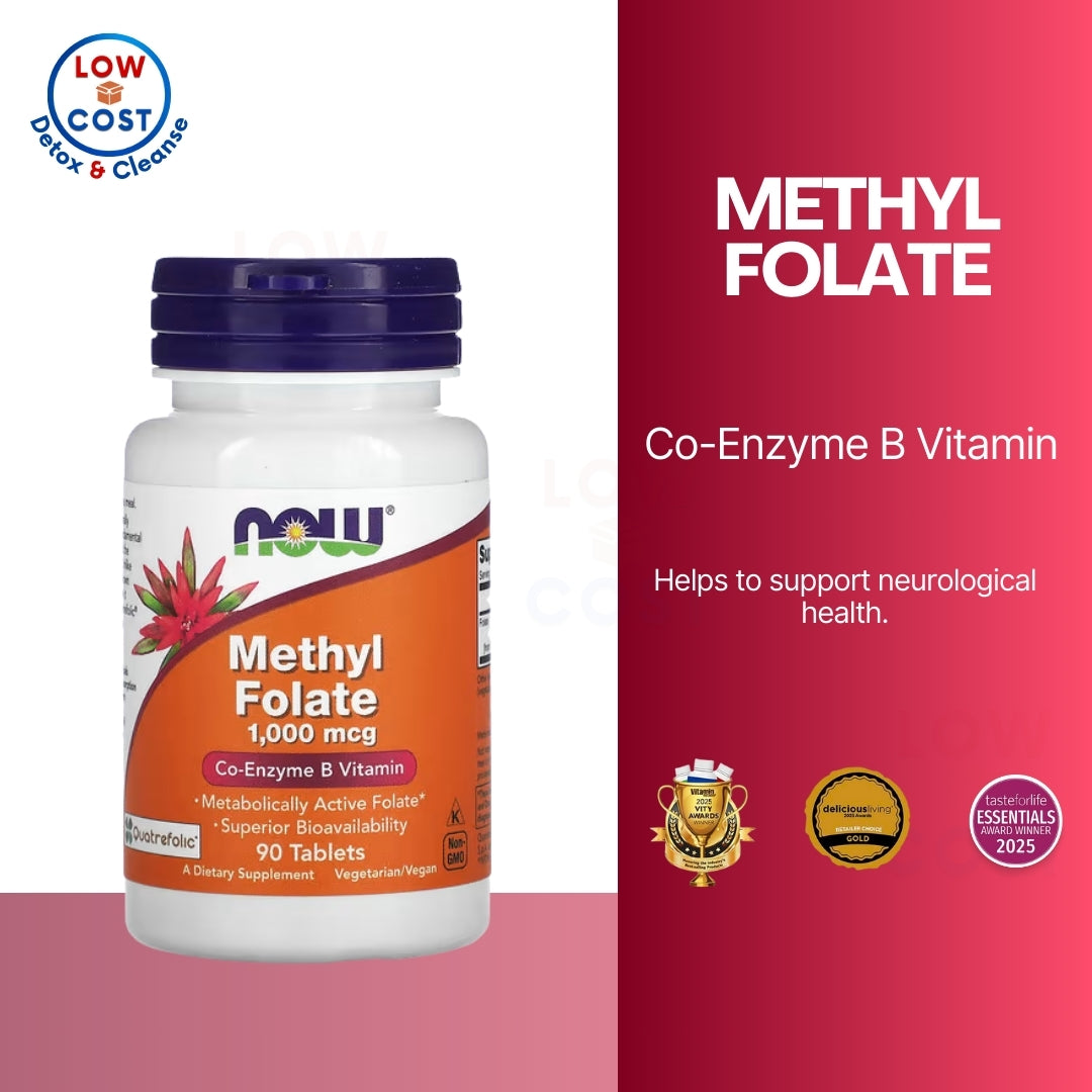 LowCostPH | NOW Foods, Methyl Folate 1,000 mcg ( Supports Mood, Cognitive Function & Heart Health )