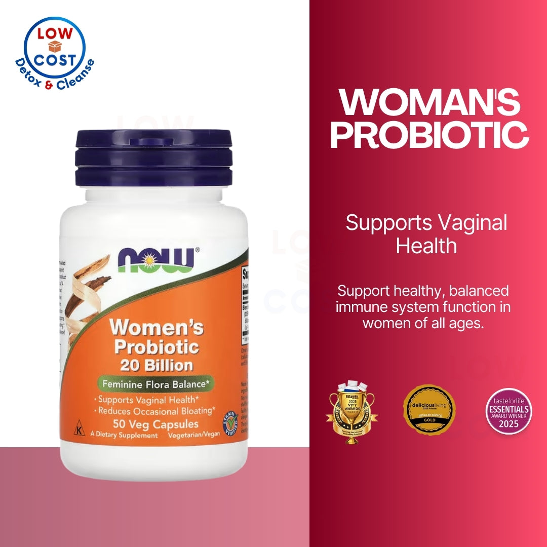 LowCostPH | NOW Foods, Woman's Probiotic, 20 Billion ( Feminine Flora Balance & Gut Health )