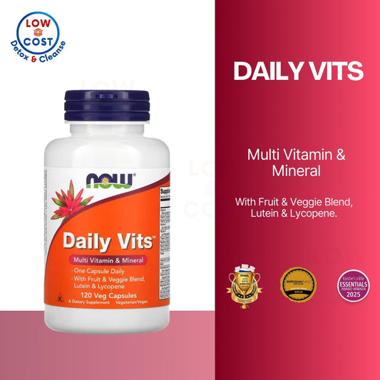 LowCostPH | NOW Foods, Daily Vits, 120 Veg Capsules ( Provides Antioxidant and Immune Support )