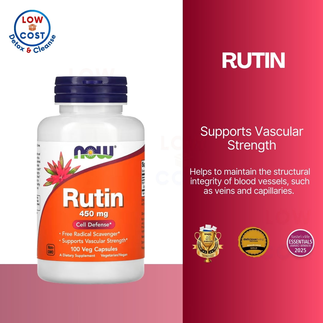 LowCostPH | NOW Foods, Rutin ( Supports Vascular Strength & Antioxidant Protection )