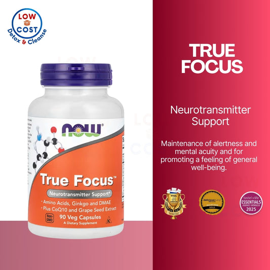 LowCostPH | NOW Foods, True Focus ( Neurotransmitter Support & Supports Energy Metabolism )