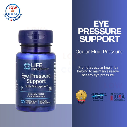 LowCostPH| Life Extension Eye Pressure Support with Mirtogenol - Eye Health Supplement  Healthy Eyes