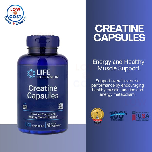 Lowcostph | Life Extension, Creatine Capsules, 120 Capsules