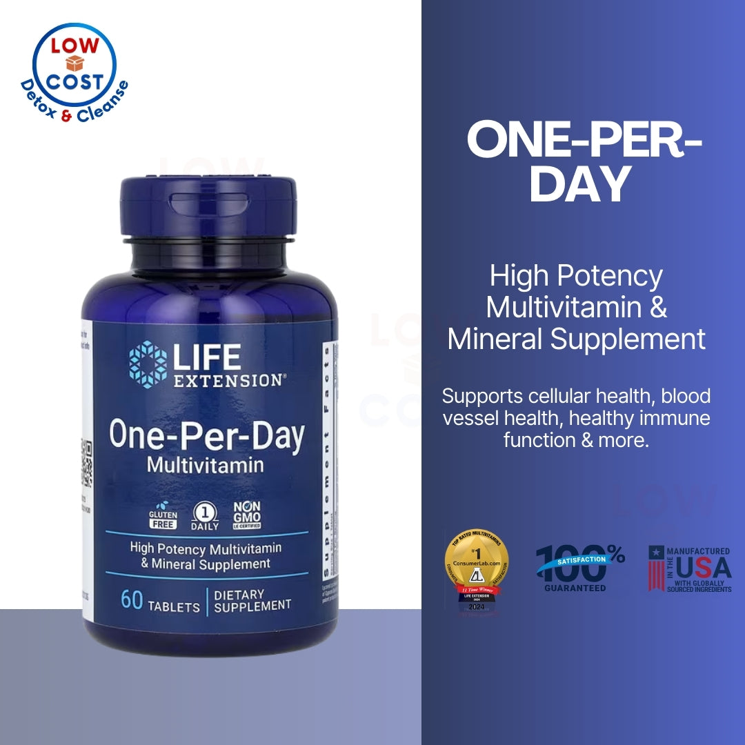 Lowcostph | Life Extension, One-Per-Day Multivitamin, Two-Per-Day Multivitamin 60/120 Tabs/ Caps
