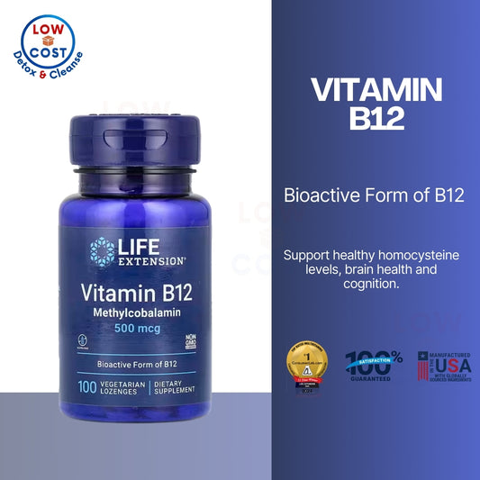 LowCostPH | Life Extension, Vitamin B12, Methylcobalamin ( Brain Health and Cognition )