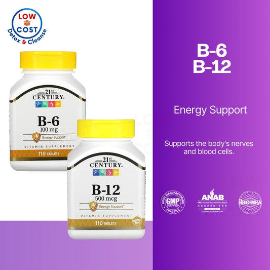 LowCostPH | 21st Century, B-6 & B-12 ( Energy Support )