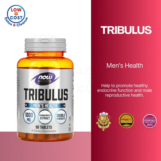 LowCost PH| NOW Foods Sports Nutrition, Tribulus Tribulus terrestris 1,000 mg, Double Strength, 180