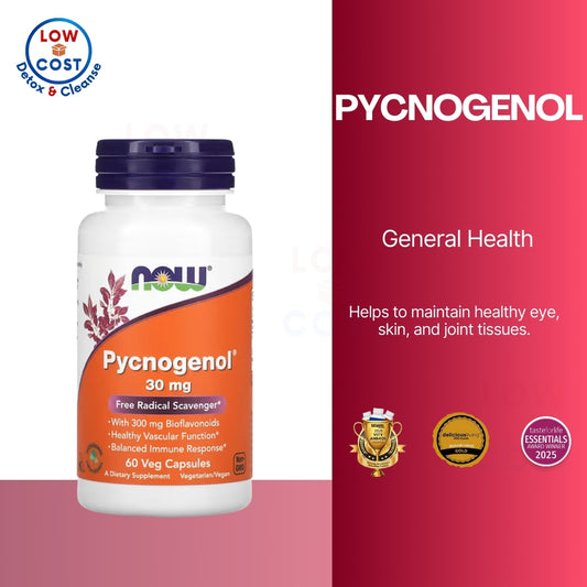 LowCostPH | Now Foods Pycnogenol VegCap Healthy Vascular Function Balanced Immune.