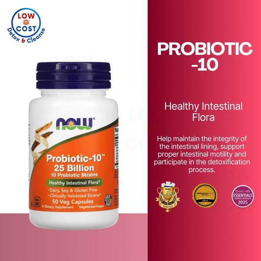 LowCostPH | Now Foods, Probiotic-10, 25 Billion, 50 Billion, 100 Billion Dietary Supplement