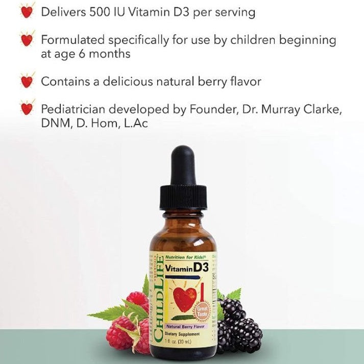 USA Onhand | ChildLife Essentials Vitamin D3 ( Bone, Joint & Cartilage )