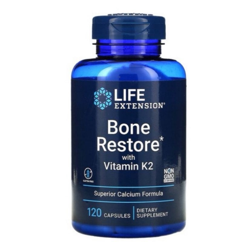 LowCostPH | Life Extension Bone Restore Vitamin K2, Bone-Up Strontium Caps for Bone Health