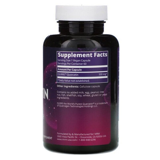 LowCostPh | MRM Nutrition, Quercetin, 60 Vegan Capsules, May Support Prostate & Kidney Health