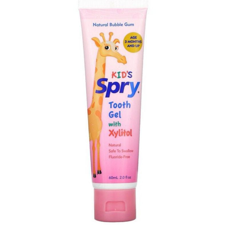 Low Cost Ph | Xlear, Kid's Spry Tooth Gel, with Xylitol, Strawberry Banana, Original, Bubblegum.
