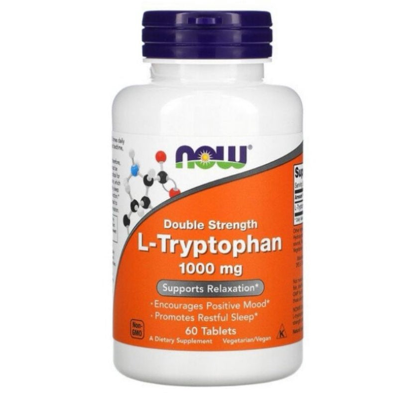 LowCostPh | NOW Foods, L-Tryptophan, 500 mg,1000mg 120 | 60 Veg Capsules | Powder