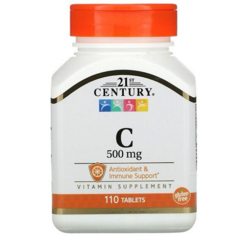 LowCostPH | 21st Century, Vitamin C, Ascorbic Acid, Antioxidant and Immune Support, 250 mg/ 500mg.
