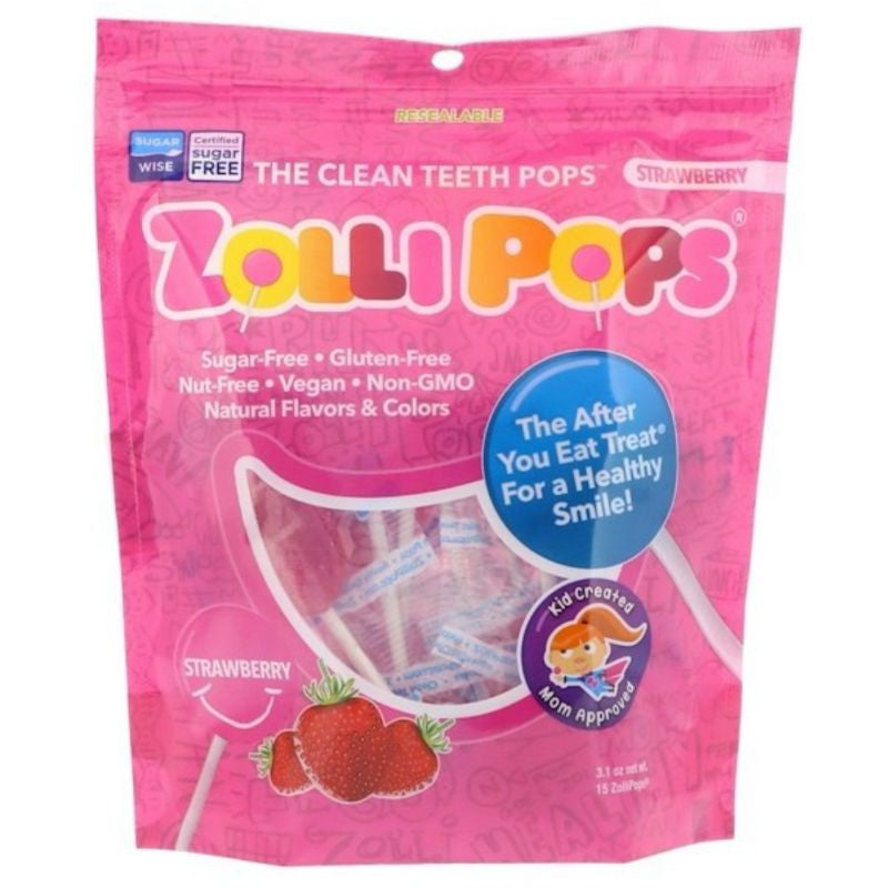 Low Cost PH | Zollipops The Clean Teeth Pops Strawberry, Orange, Raspberry, Cherry, Grape, Pineapple